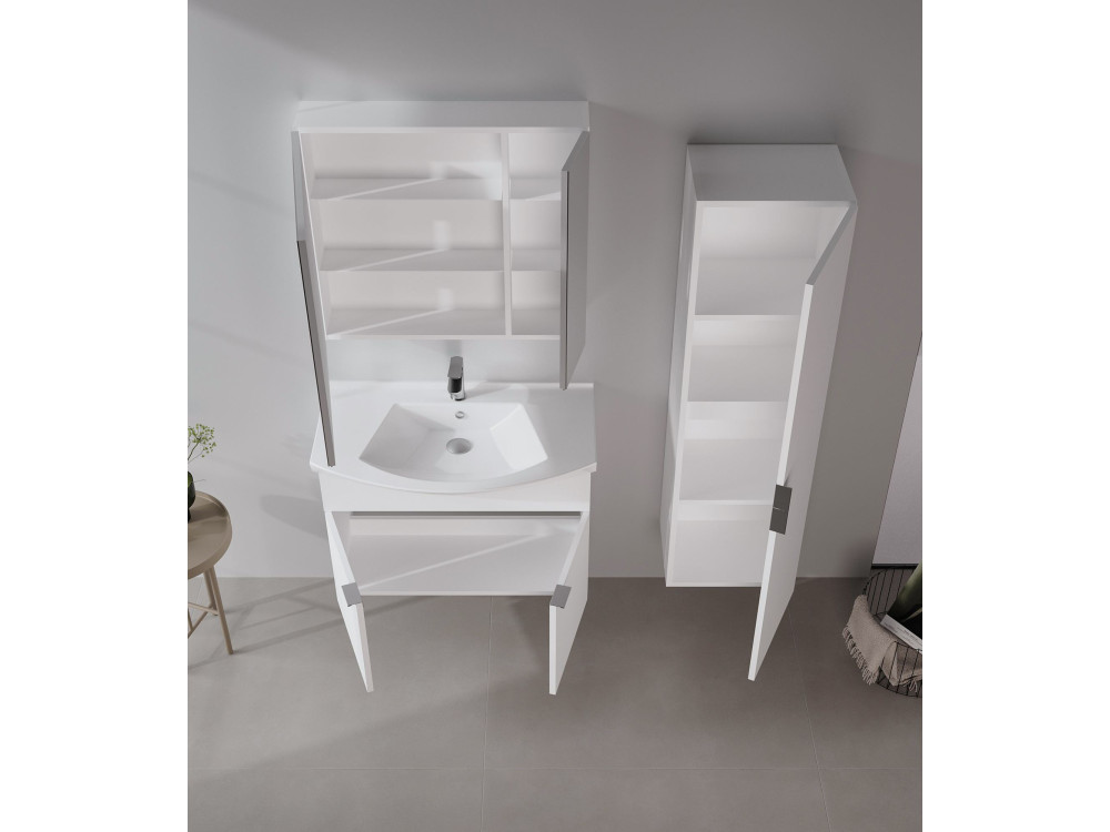 Meuble Vasque "Purus 80" - 80 x 50 x 58 cm - White