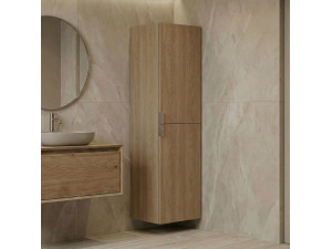 Armoire de Salle de Bain "Purus Desna 40" - 40 x 32 x 138 cm - Sonomo Oak 2