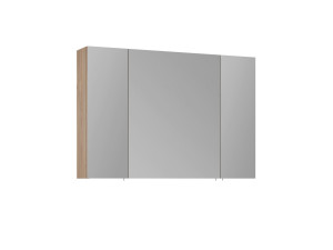 Meuble Salle de Bain avec Miroir "Side 100" - 100 x 16 x 66 cm - Oak