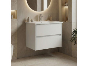 Meuble Vasque "Side 65 v2" - 65 x 45 x 52 cm - Matte White 2