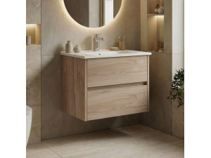 Meuble Vasque "Side 65 v2" - 65 x 45 x 52 cm - Oak 2