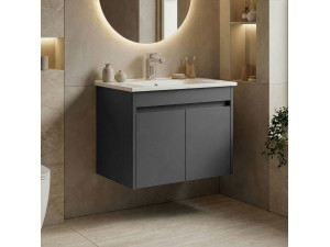 Meuble Vasque "Side 65 v2" - 65 x 45 x 52 cm - Matte Anthracite 2