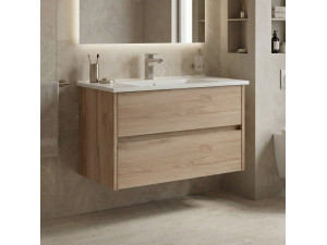 Meuble Vasque "Side 85 v2" - 85 x 45 x 52 cm - Oak 2