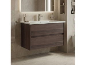 Meuble Vasque "Side 85 v2" - 85 x 45 x 52 cm - Dark Walnut 2