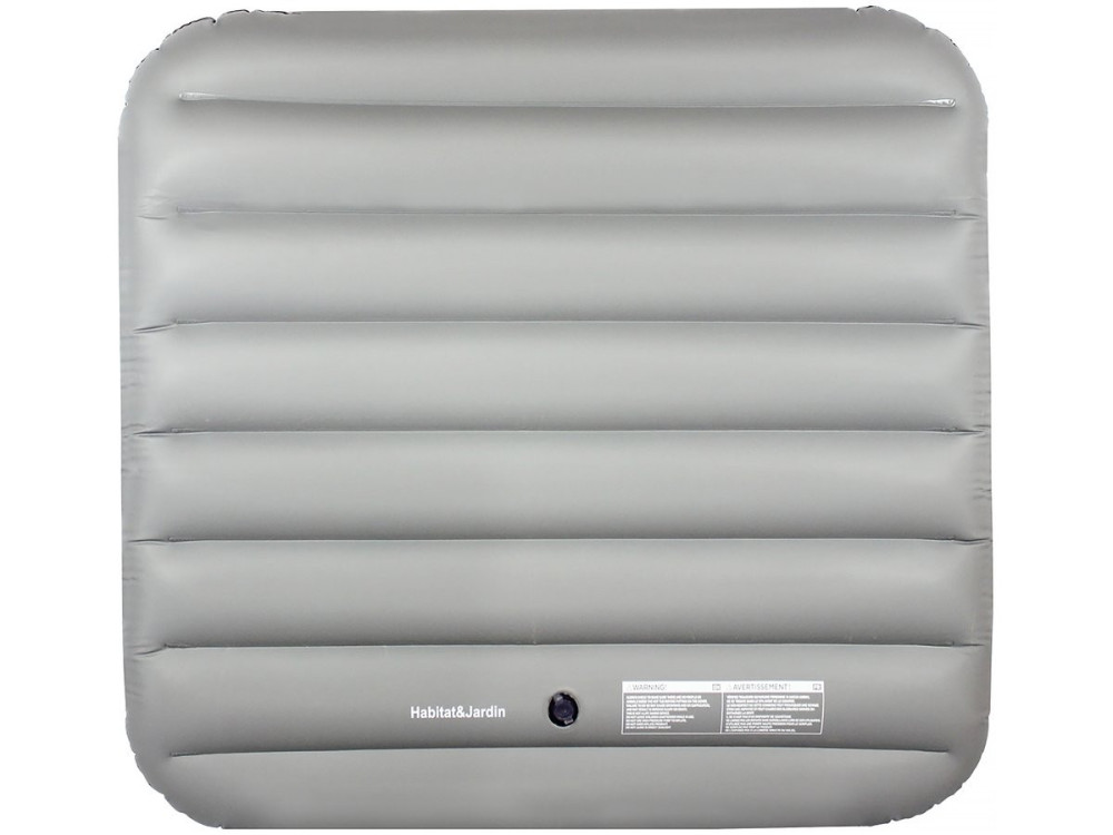 Couverture gonflable pour spa - 111 x 113 cm - Grise