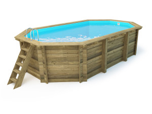 Piscine bois " Palma 145  " 7.57 x 4.07 x 1.44 m 2