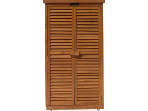 Armoire de jardin "Space" - 87 x 46.5 x 160 cm - Marron 2