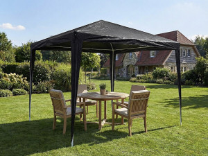Tonnelle de jardin "Natacha 3" - 3 x 3 m - Gris 2