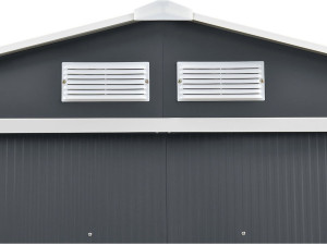 Abri de jardin métal "Vegas" - 8,83 m² - Gris 2