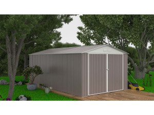 Garage métal "Nevada" avec porte battante - 18,56 m² 2