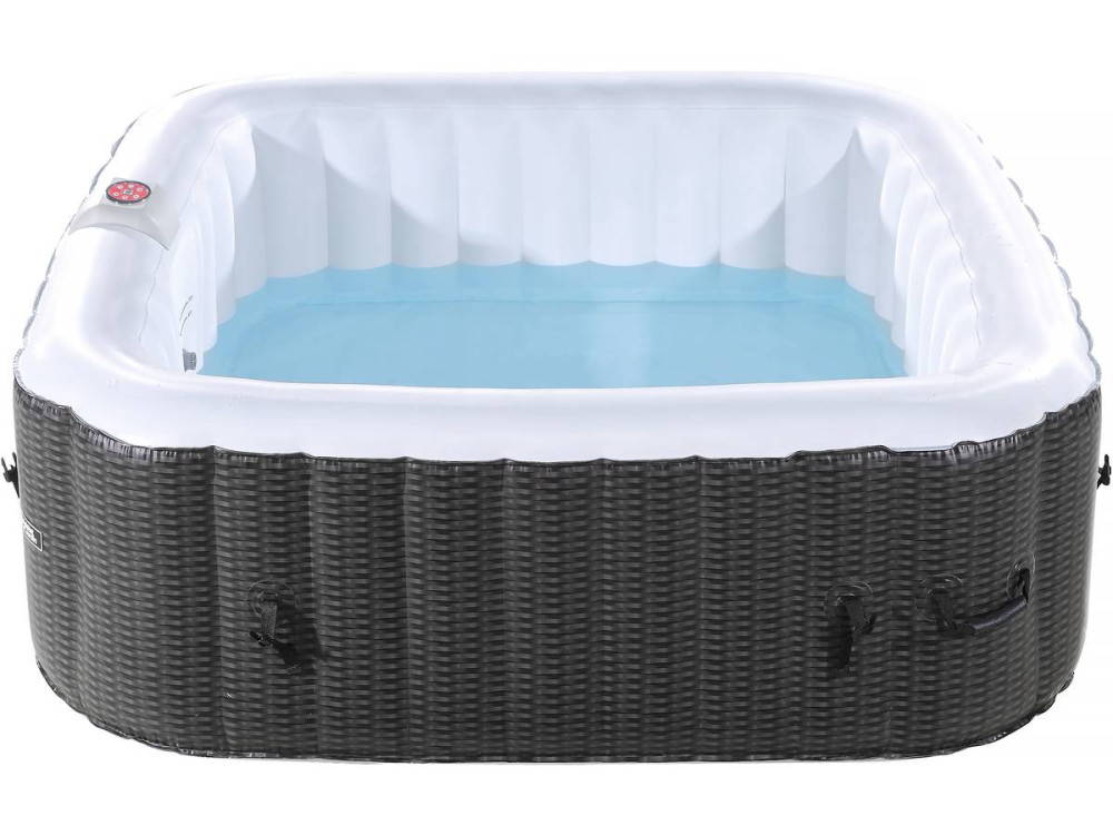 Spa Gonflable Nice en PVC - 6 places - Marron/Crème