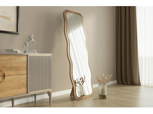 Miroir en bois "Aror" - 50 x 160 cm - Marron 2