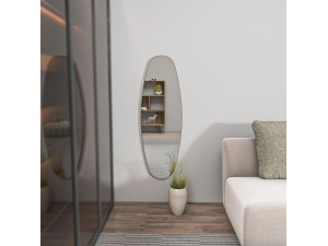 Miroir cheval en bois "Venti" - 40 x 120 cm - Transparent 2