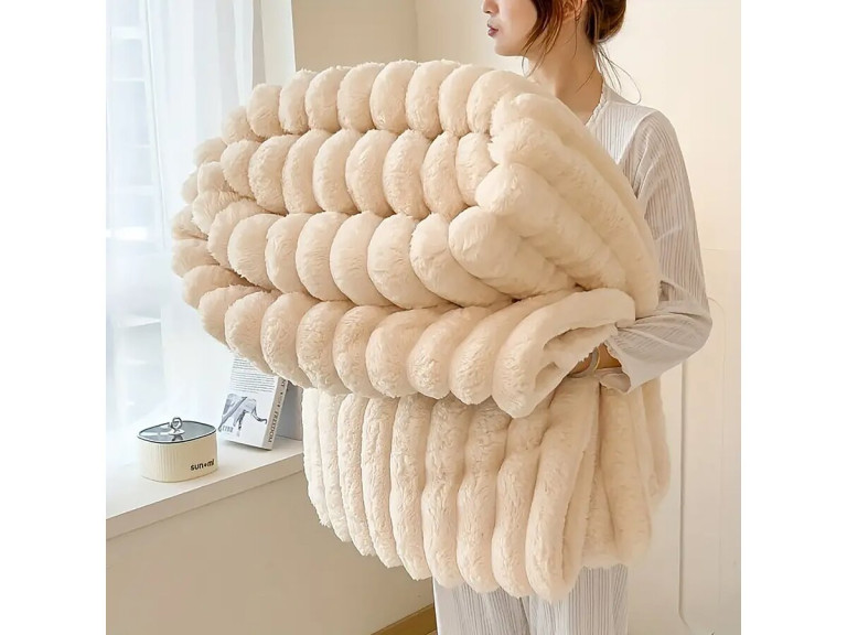 Plaid - 1.00 x 1.50 m - Beige