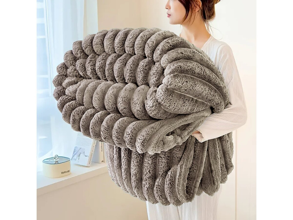 Plaid - 1.00 x 1.50 m - Gris