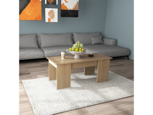 Table basse "Diana" - 102 x 50 x 43 cm - Chêne 2
