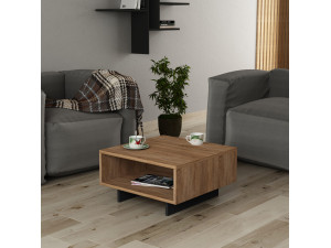 Table basse en bois "Hola" - 60 x 60 x 32 cm - ChêneAnthracite 2