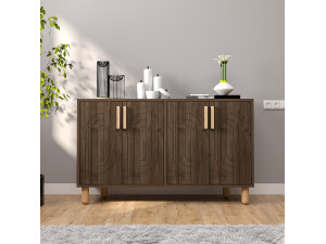 Buffet en bois "Rodney" - 120 x 30 x 74 cm - Marron 2