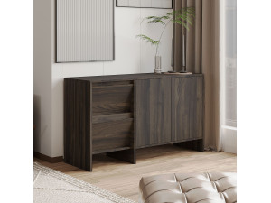 Buffet en bois "Laris 130" - 130 x 44 x 82 cm - Marron 2