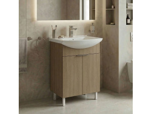 Meuble Vasque "Purus 55" - 55 x 50 x 83 cm - Sonomo Oak 2