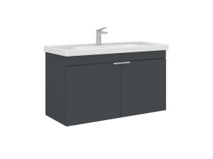 Meuble Vasque "Desna 100" - 100 x 45 x 58 cm - Matte Anthracite