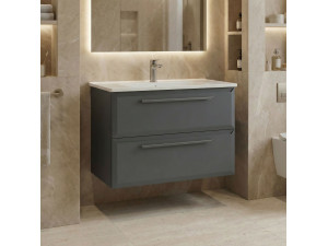 Meuble Vasque "Nuvola 80 v2" - 80 x 50 x 62 cm - Anthracite 2