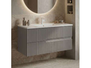 Meuble Vasque "Moonlight 90 v2" - 91 x 51 x 51 cm - Matte Mink 2