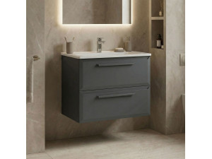 Meuble Vasque "Nuvola 65 v2" - 65 x 50 x 62 cm - Anthracite 2