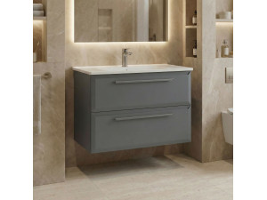 Meuble Vasque "Nuvola 80 v2" - 80 x 50 x 62 cm - Grey 2