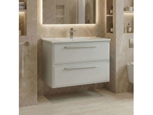 Meuble Vasque "Nuvola 80 v2" - 80 x 50 x 62 cm - Cashmere 2