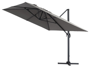 Parasol déporté "Sun 4" - 3 x 4 m - Gris 2