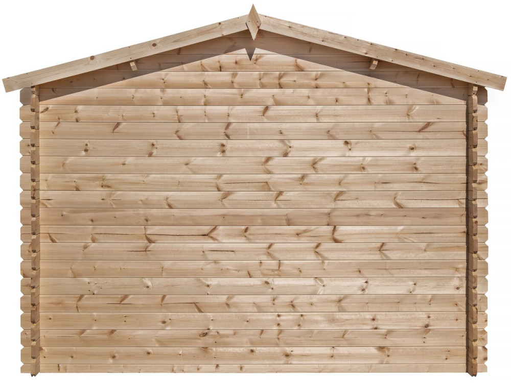 Abri de jardin bois 9.4 m² "Lys" - 320 x 298 x 225 cm - 28 mm