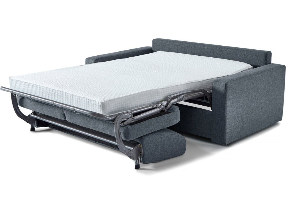 Canapé lit convertible express en tissu "Diana" - Gris