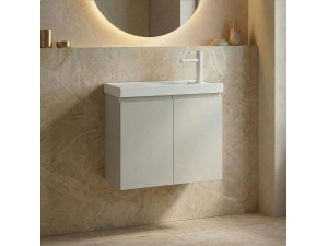 Meuble Vasque "Ferla 60" - 60 x 22 x 50 cm - Matte Cashmere 2