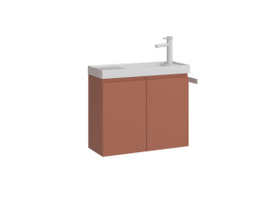 Meuble Vasque "Ferla 60" - 60 x 22 x 50 cm - Matte Cinnamon