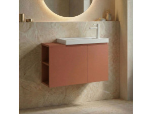 Meuble Vasque "Ferla 80" - 80 x 22 x 45 cm - Matte Cinnamon 2