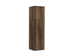 Armoire de Salle de Bain "Galia 40" - 40 x 30 x 138 cm - Dark Walnut