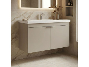 Meuble Vasque "Desna 100" - 100 x 45 x 58 cm - Sand 2