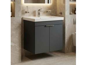 Meuble Vasque "Desna 60" - 60 x 45 x 58 cm - Matte Anthracite 2