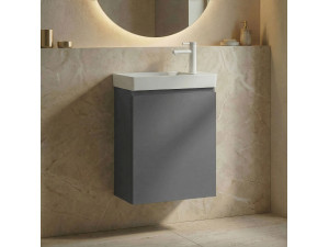 Meuble Vasque "Ferla 40" - 40 x 22 x 50 cm - Matte Grey 2
