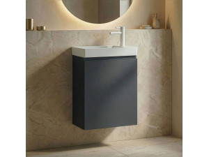 Meuble Vasque "Ferla 40" - 40 x 22 x 50 cm - Matte Anthracite 2