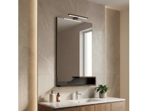 Miroir Décoratif en Bois "Galia 60" - 60 x 14 x 100 cm - Dark Walnut 2