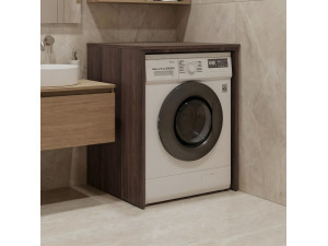 Meuble Machine à Laver "Bosco 70" -  cm - Dark Walnut 2