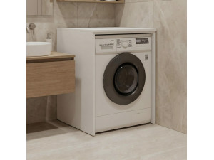 Meuble Machine à Laver "Bosco 70" -  cm - Matte White 2