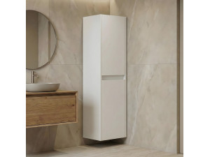 Armoire de Salle de Bain "Arno 40" - 40 x 27 x 138 cm - White 2