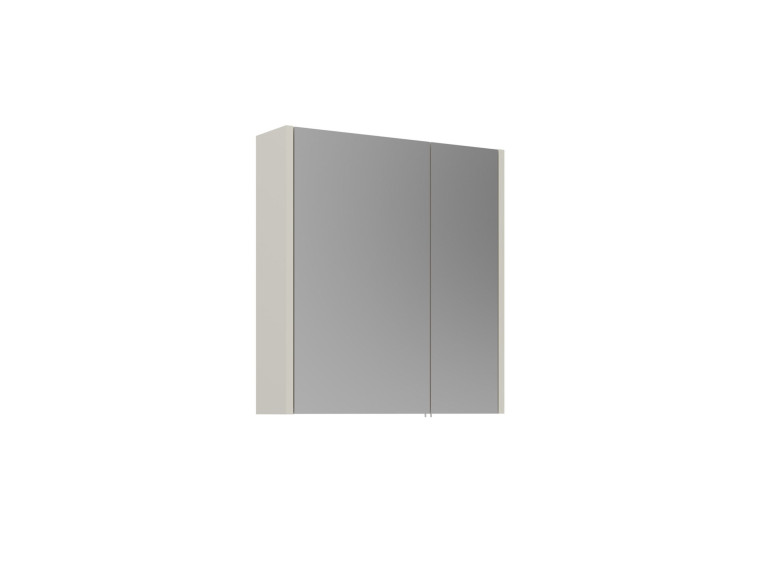Meuble Salle de Bain avec Miroir "Arno 60" - 60 x 16 x 66 cm - Cashmere