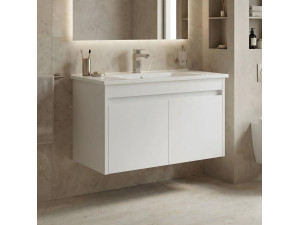 Meuble Vasque "Arno 85" - 85 x 45 x 52 cm - White 2