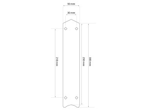 Cache angle pour piscine bois - Lot de 8 2