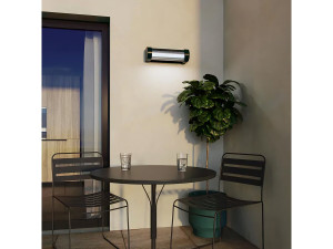 Applique solaire et rechargeable Booster " Loma "  150 à 900 Lumen - Noir 2