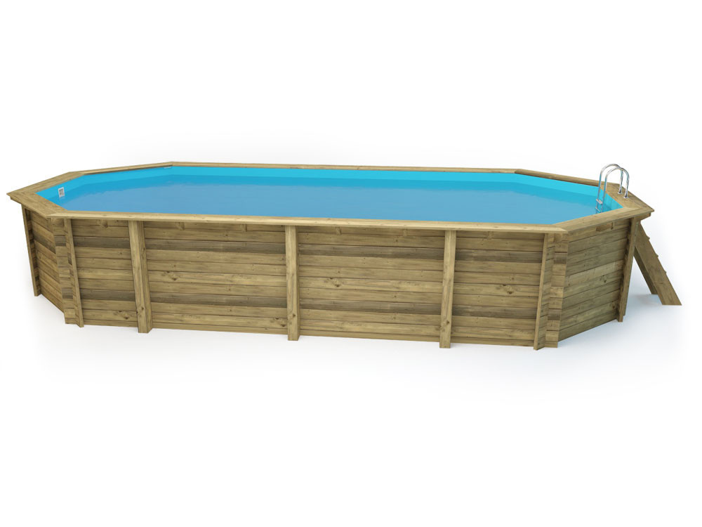 Piscine bois " Sevilla 145 " - 8.57 x 4.57 x 1.45 m